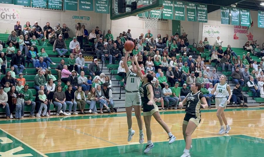 Wall Lady Hawks in action against Clyde 2026