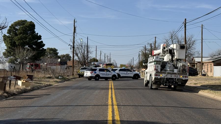 A garage fire in north San Angelo on Friday afternoon caused homes in the neighborhood to lose electricity.