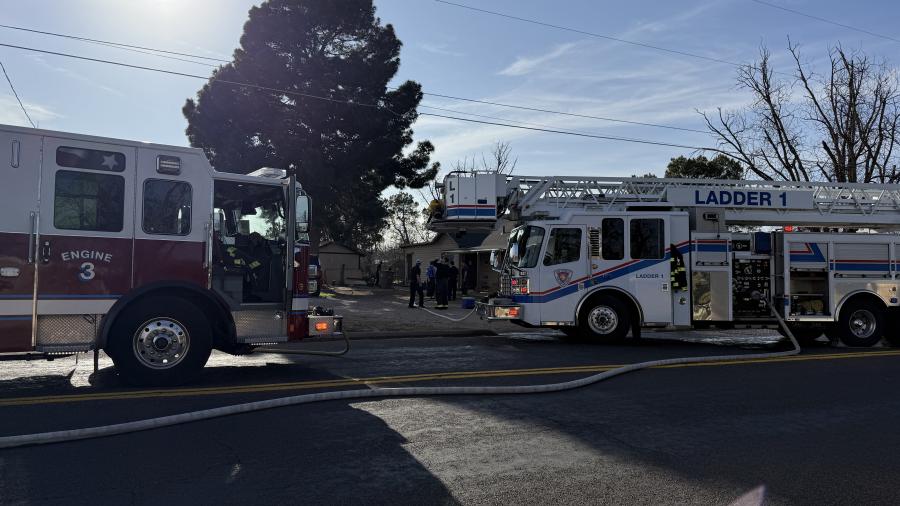 A garage fire in north San Angelo on Friday afternoon caused homes in the neighborhood to lose electricity.