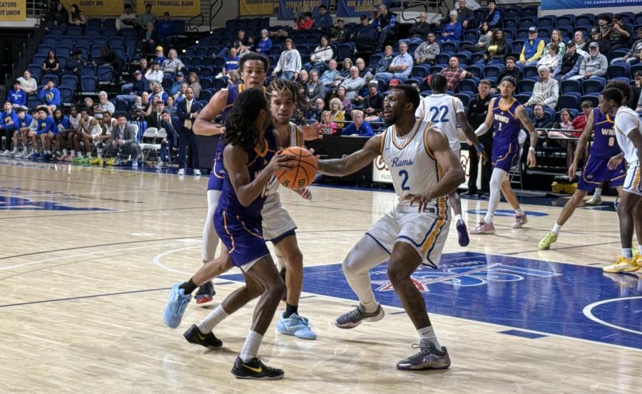 Angelo State Rams in action against Western New Mexico