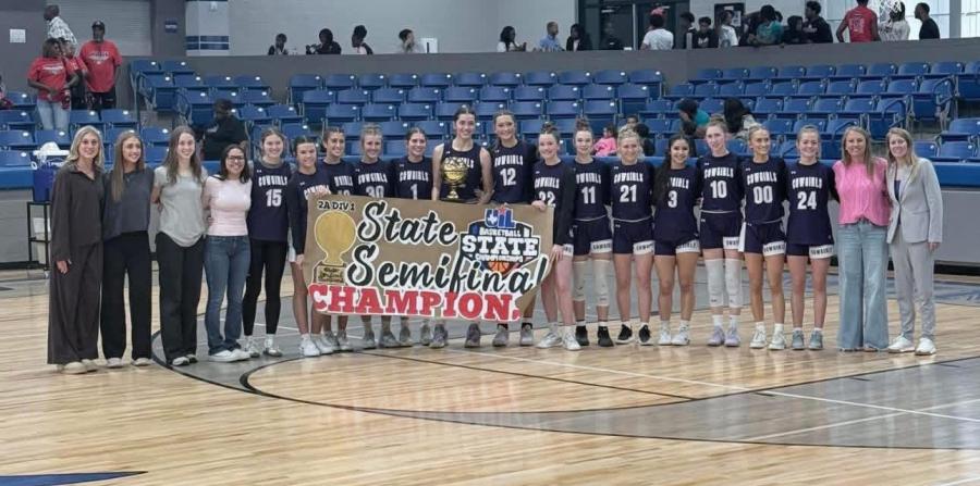 The No. 2-ranked Mason girls basketball team is headed to the state championship game for the first time in program history after a 43-22 win over San Augustine on Monday.