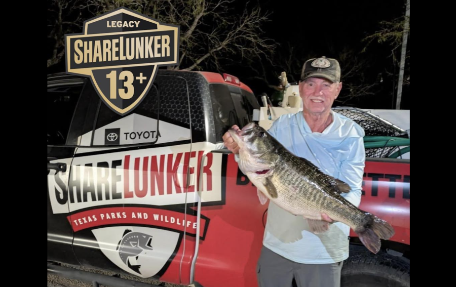 Spicewood’s Carl Self landed a 13.73-pounder from Lake Ivie on Tuesday, March 9, 2026.