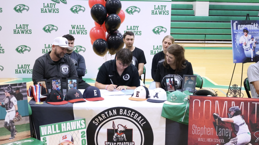 Wall's Stephen Laney signs with Community Christian College to play baseball.