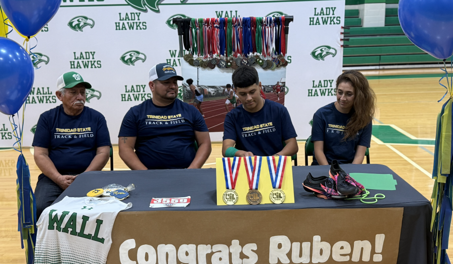 Wall's Rueben Marin signs with Trinidad State Colorado to run Track