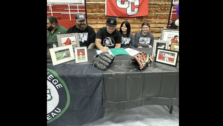 Christoval's Ryler Hunt signed Monday to continue his baseball career at Dakota College at Bottineau.