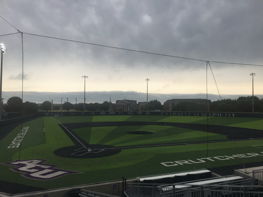 The Wall Hawks and Jacksboro Tigers started 90 minutes late in Game 1 of their regional final baseball series due to thunderstorms Wednesday, May 20, 2026.