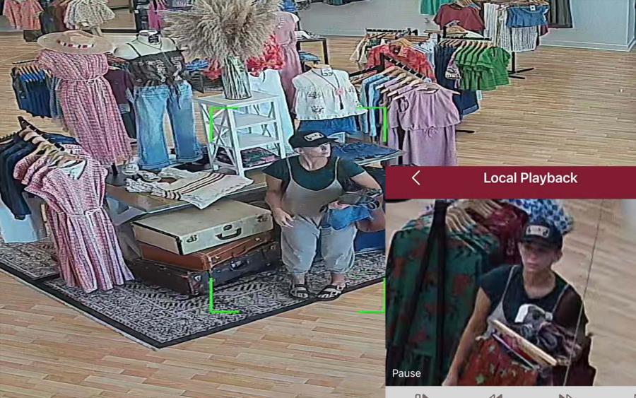 Help ID Ocotillo Boutique thief