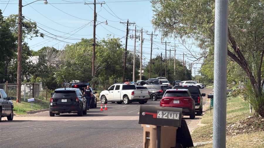 SWAT surrounds a house where barricaded subject is located on June 25, 2026