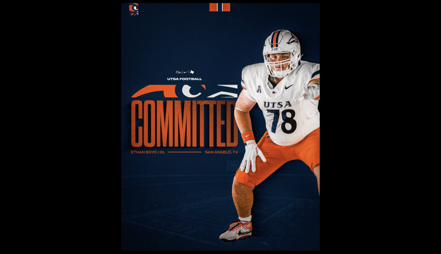 San Angelo Central Bobcat Offensive Lineman Ethan Boyd