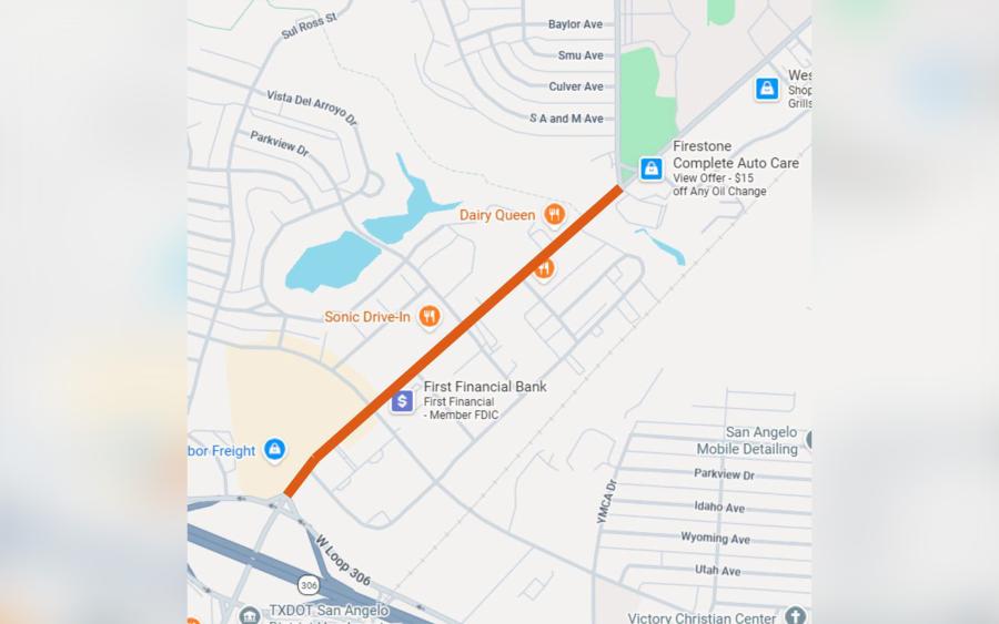 Knickerbocker Road lane closures begin Monday in San Angelo for intersection project