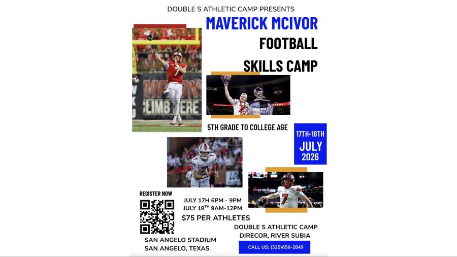 Maverick McIvor 2026 Football Skills Camp