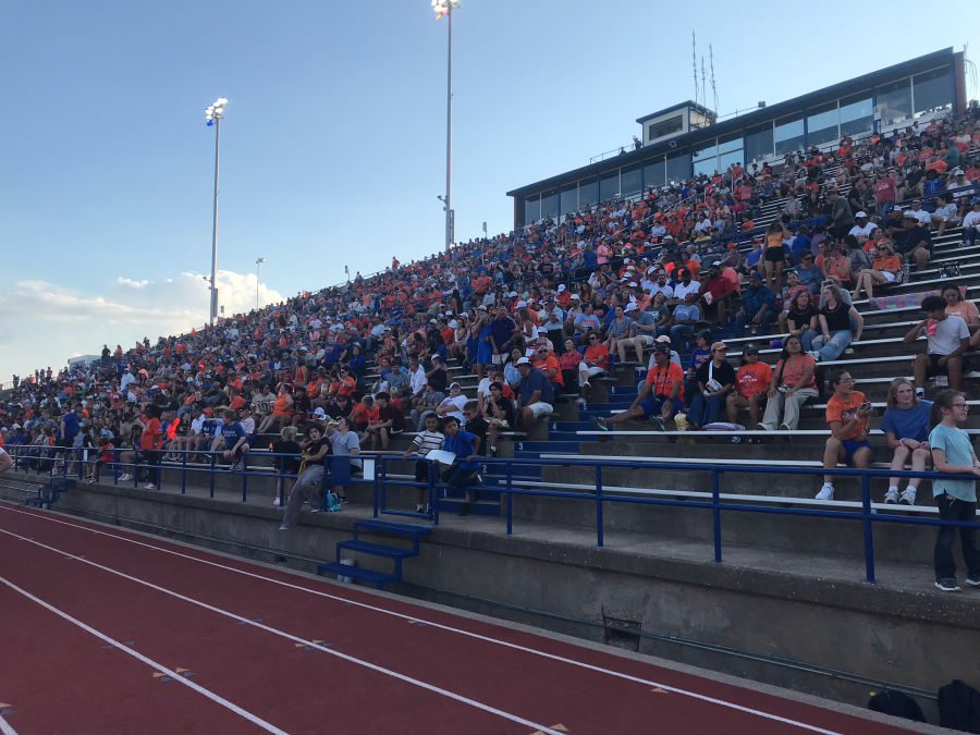 Central Bobcats fans filled the stands at San Angelo Stadium for the game against Abilene High on Friday, Aug. 28, 2026.