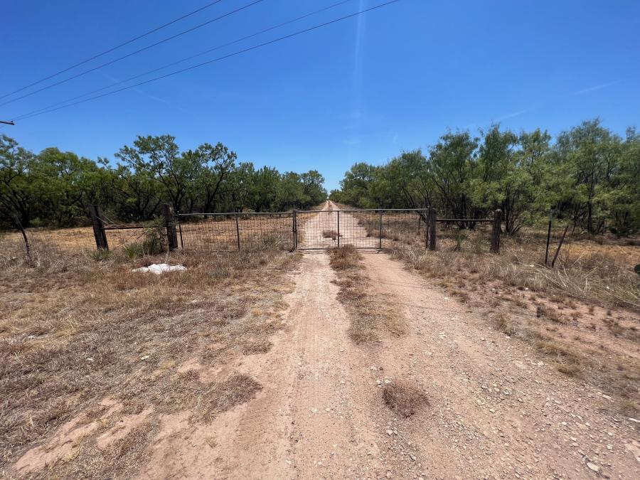 The gate to where two San Angelo data centers are proposed off US 67 and City Farm Road.