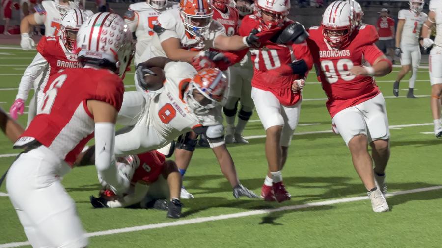 Central Bobcats' Zey Johnson scores against Odessa High 2026