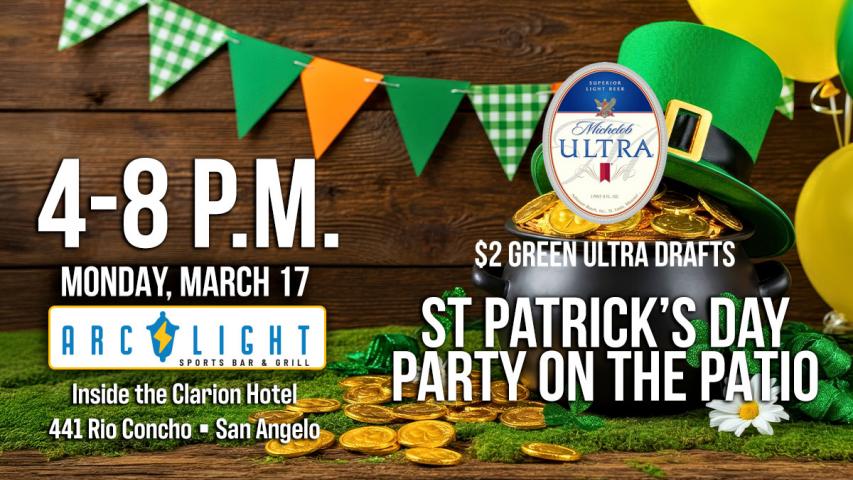 St Paddy's Day Party on the Patio