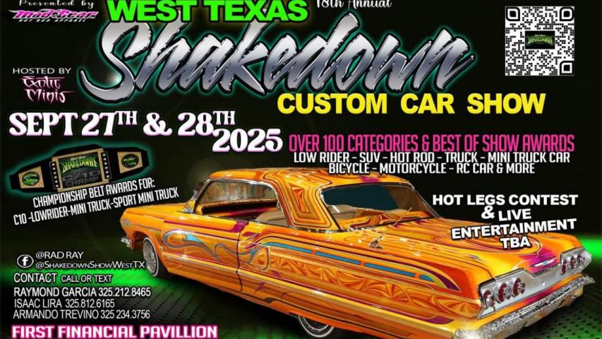 18th Annual Shakedown San Angelo Car Show