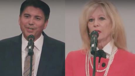 Daniel Valenzuela (R) Brenda Gunter (L)