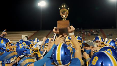The Brock Eagles claimed a Class 3A Division I Area title on Thursday night following a dominating 69-34 win over Denver City. 