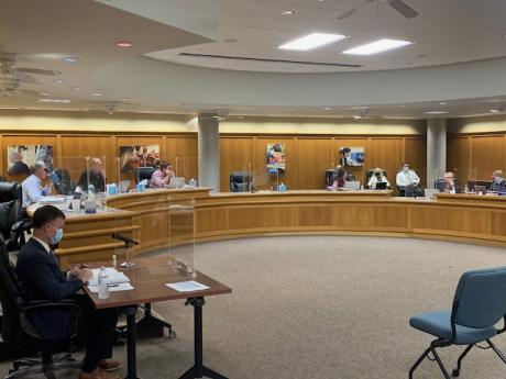 San Angelo ISD Board of Trustees workshop on Nov. 9, 2020 (LIVE! Photo/Matt Trammell)
