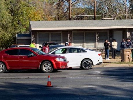 Dodge and Avenger Crash on Ave. N. (LIVE! Photo/Matt Trammell)