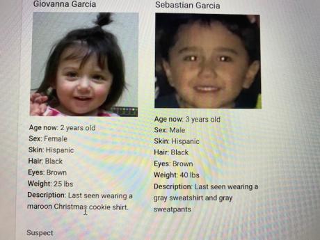 Missing Garcia Children (Contributed/TCSO)