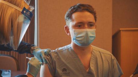 First Doctor to be Vaccinated in San Angelo