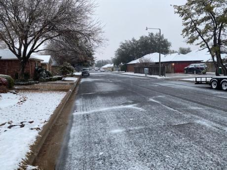 San Angelo snow Jan. 2021 (LIVE! Photo/Yantis Green)