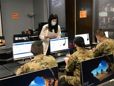 Military Arrives to Hendrick Medical Center