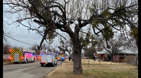Vacant House Goes Up In Flames