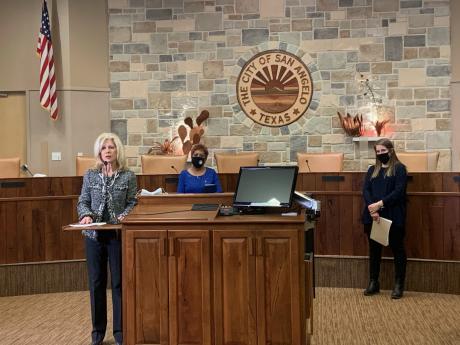 City of San Angelo press conference on Feb 22, 2021