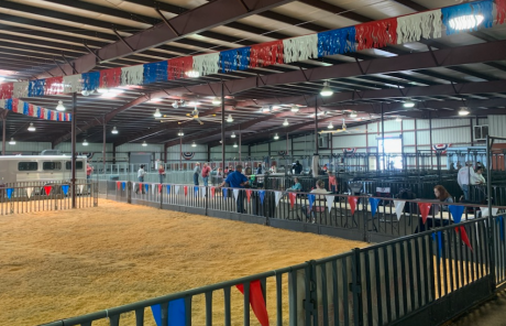 Show Ring Set Up for the 2021 San Angelo Livestock Show