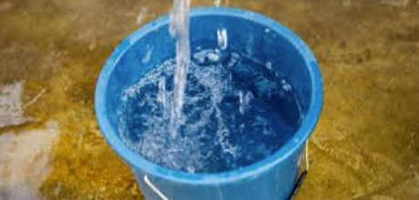 Water Going Into a Bucket