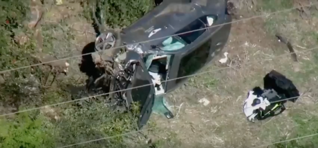 Tiger Woods Crashes Car (FOX 5 Atlanta)