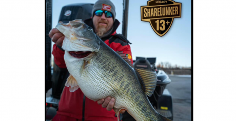 Sharelunker Bass Caught on O.H. Ivie
