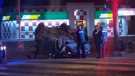 How does one flip an SUV on South Bryant?