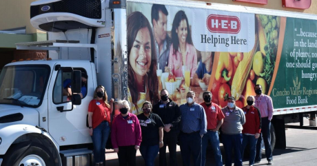 H-E-B Donates Refrigerator Truck