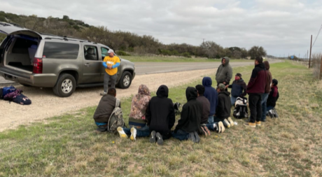 Group of Illegal Aliens Captured in Sutton County