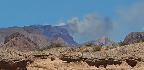 Wildfire in Big Bend National Park 4/2021 (Contributed/Big Bend National Park)