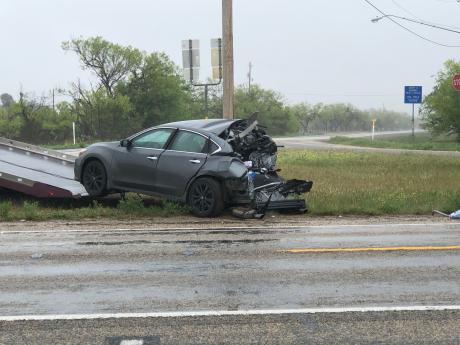 Pregnant Woman Injured in High Speed Crash (LIVE! Photo/Sonia Ramirez)