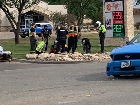 Boy Unsecured Bloodied in Crash; Driver Cited (LIVE! Photo/Matt Trammell)