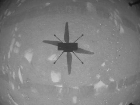 Mars Ingenuity Helicopter First Flight on Mars (Contributed/NASA JPL Caltech)