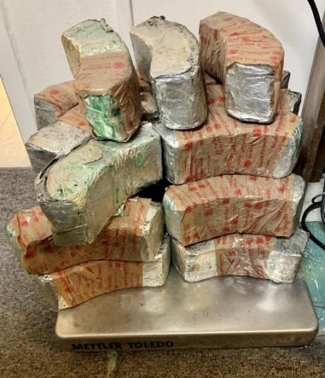 73 Pounds of Meth Seized by Eagle Pass CBP (Contributed/CBP)