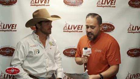 Bareback rider Caleb Bennett