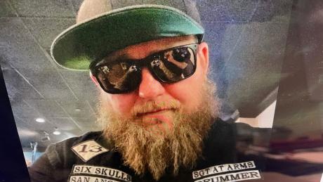 Dustin Lawson of The Six Skulls motorcycle club