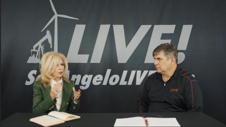 San Angelo Mayor Brenda Gunter talks with San Angelo LIVE! publisher Joe Hyde on April 17, 2021