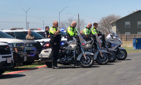 Law Enforcement Showing Respect