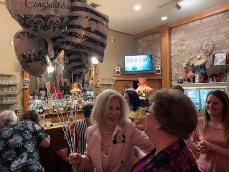 Mayor Brenda Gunter Celebrates 2021 Election Win (LIVE! Photo/Matt Trammell)