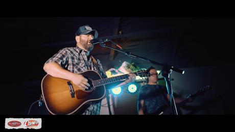 Clete Bradley Carrillo of Clete Bradley and the Mood performing at the 2021 San Angelo Rodeo.