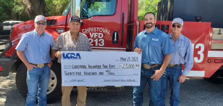 $25K Donated to the Christoval Fire Department