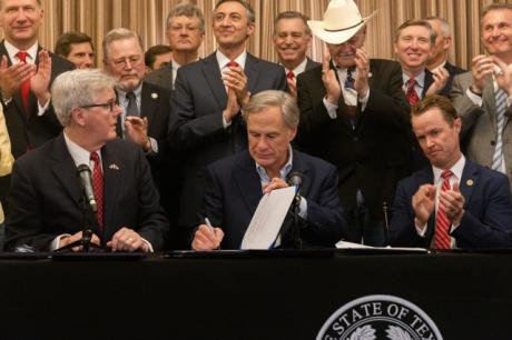 Gov. Abbott Signs 2A Protection Bills at the Alamo (Contributed/Gov. Abbott)